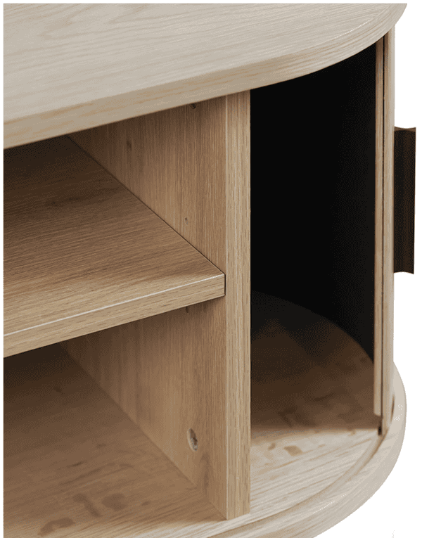 DEMI TV Entertainment Unit - 1.6m Natural - Image 6